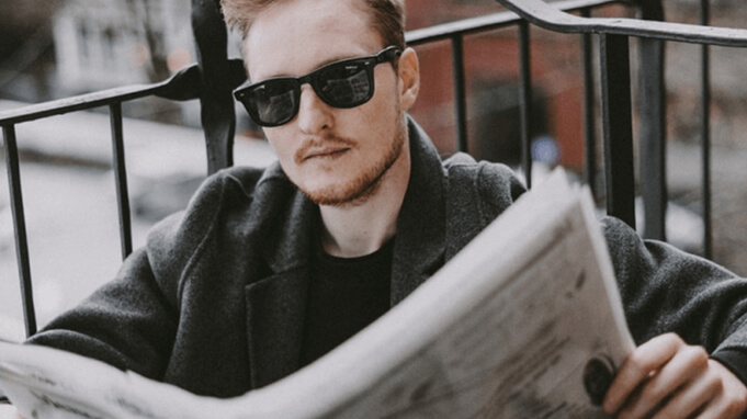 Man reading